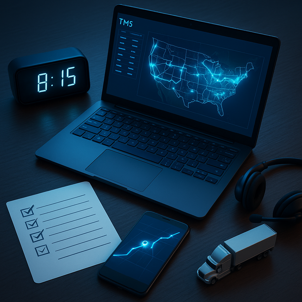 Один день диспетчера грузов в США