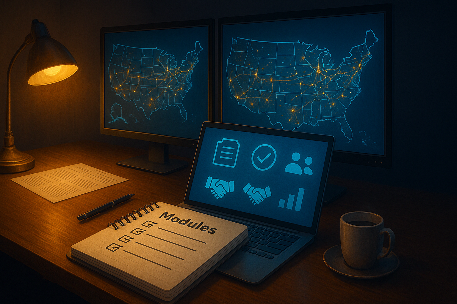 Модули курса диспетчера