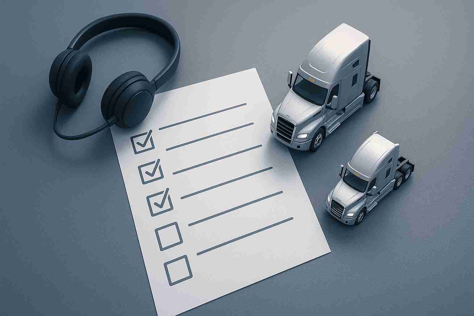 Truck Dispatcher Checklist