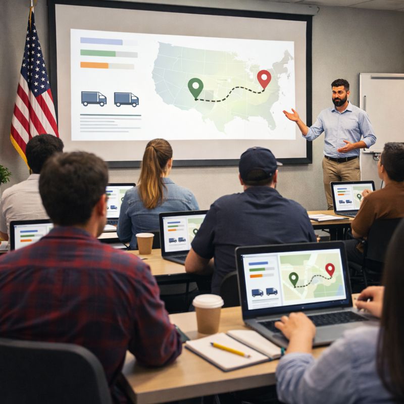 Практика диспетчера в США онлайн