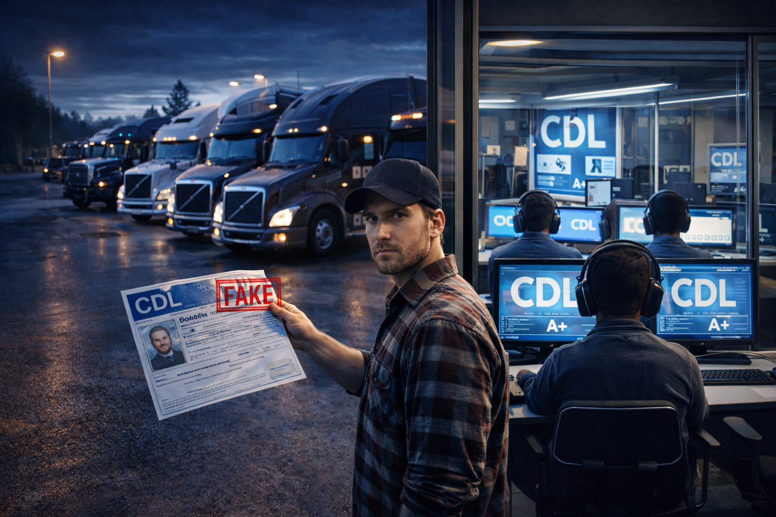 Фальшивые CDL школы США